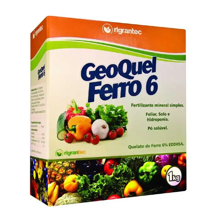 GeoQuel Ferro 6 -  Fertilizante com 6% de Ferro