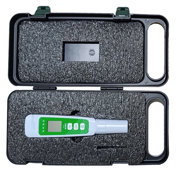 Medidor de Condutividade Elétrica - AK-51 e 2 Soluções de Calibração