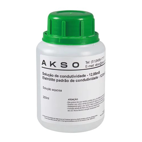 Medidor de Condutividade Elétrica - AK-51 e 2 Soluções de Calibração