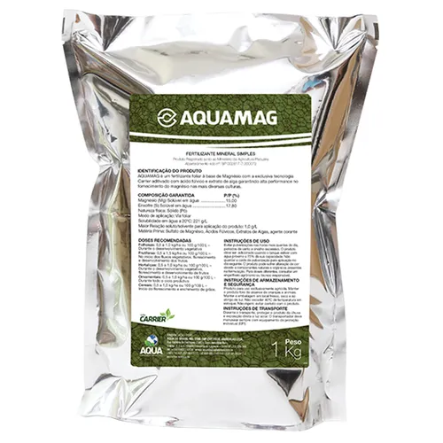 Aquamag 1,0 Kg - Magnésio foliar