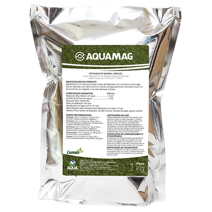 Aquamag 1,0 Kg - Magnésio foliar