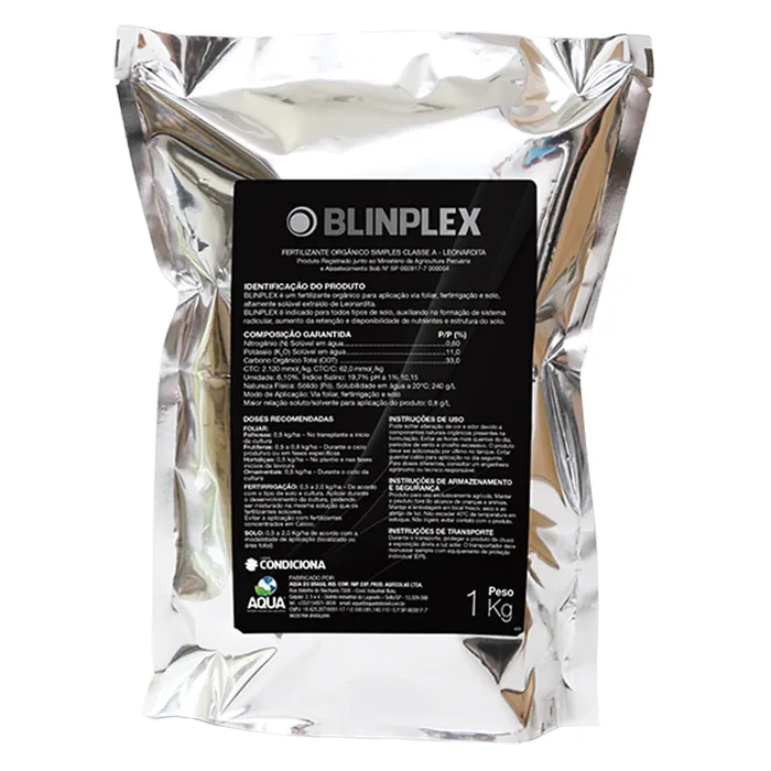 Blinplex 1,0 kg - Condicionador de solo e substrato