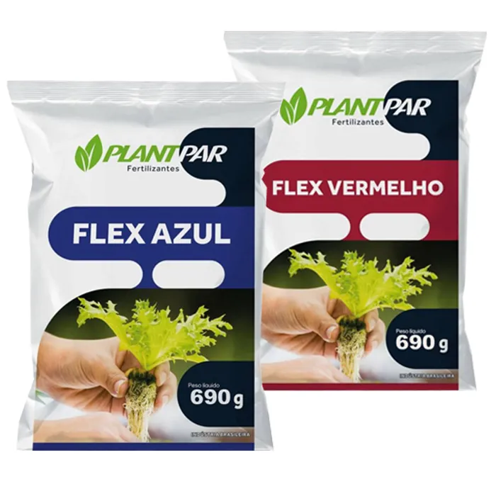 Kit Flex adubação pronta para hidroponia de folhosas, 1,2 kg