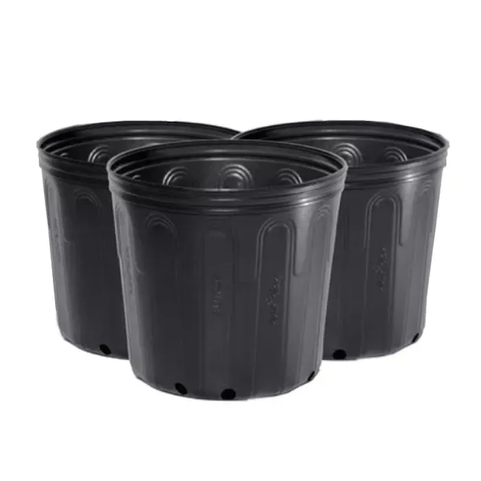 Vasos Flexíveis Cultivo Substrato 50 Vasos Plásticos, 8,5 L