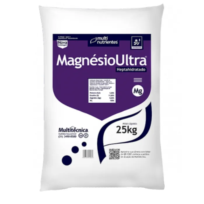 Sulfato de Magnésio MULTITECNICA (25 kg)