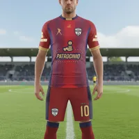 Uniforme de Futebol Vinho e Dourado Linha Imperial | Hiper Sports - imagem 1