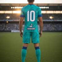 Uniforme de Futebol Turquesa Linha Maré | Hiper Sports - imagem 2