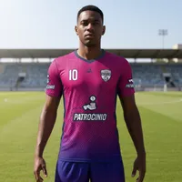 Uniforme de Futebol Rosa e Roxo Linha Nitro | Hiper Sports - imagem 1
