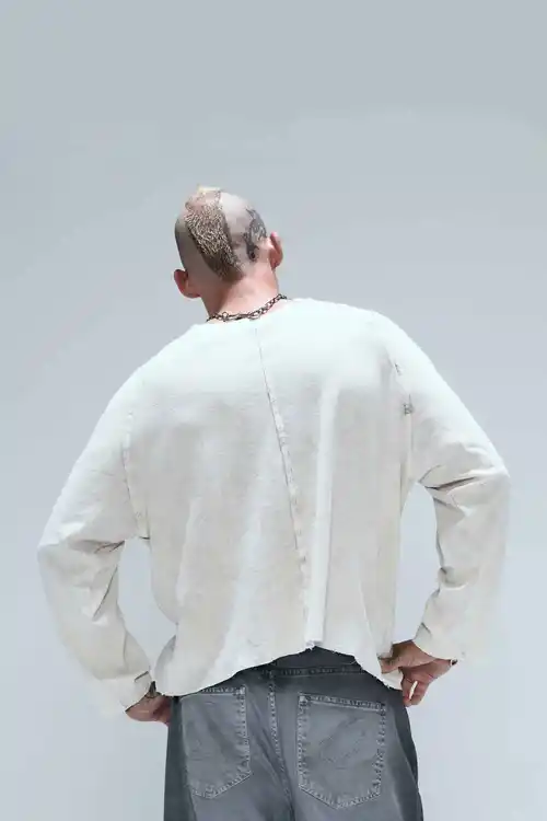 Camiseta EGHO Stencil Long Sleeve (Off White)