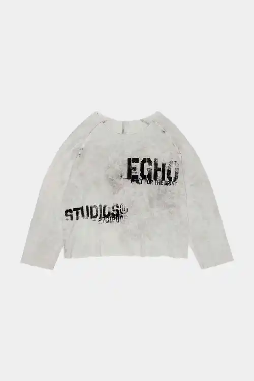 Camiseta EGHO Stencil Long Sleeve (Off White)