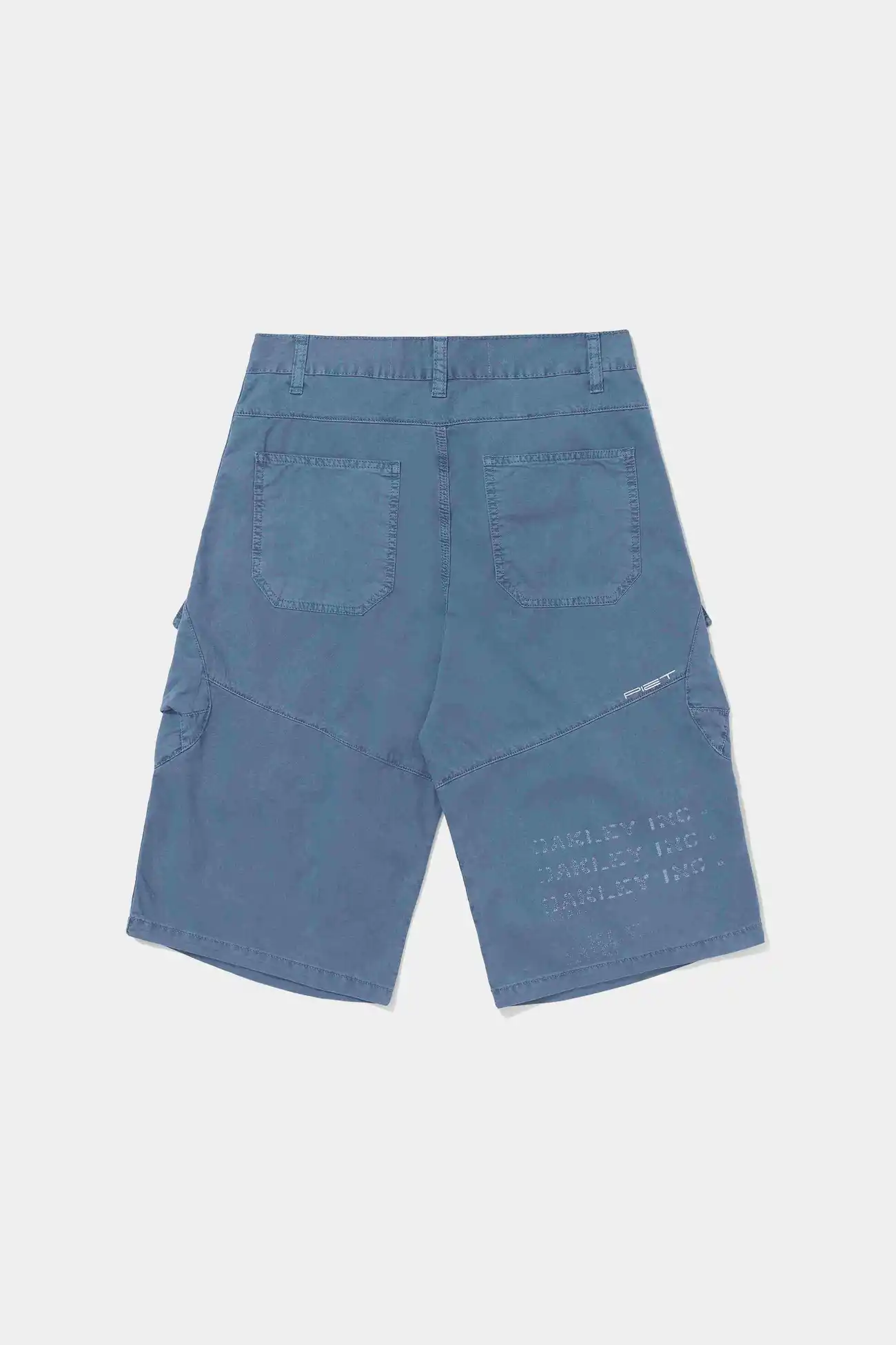 Shorts PIET x Oakley Oversized Steel Blue – Bermuda Cargo 100% Algodão - imagem 2