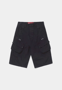 Shorts PIET x Oakley Oversized Vintage Black – Bermuda Cargo 100% Algodão - imagem 1