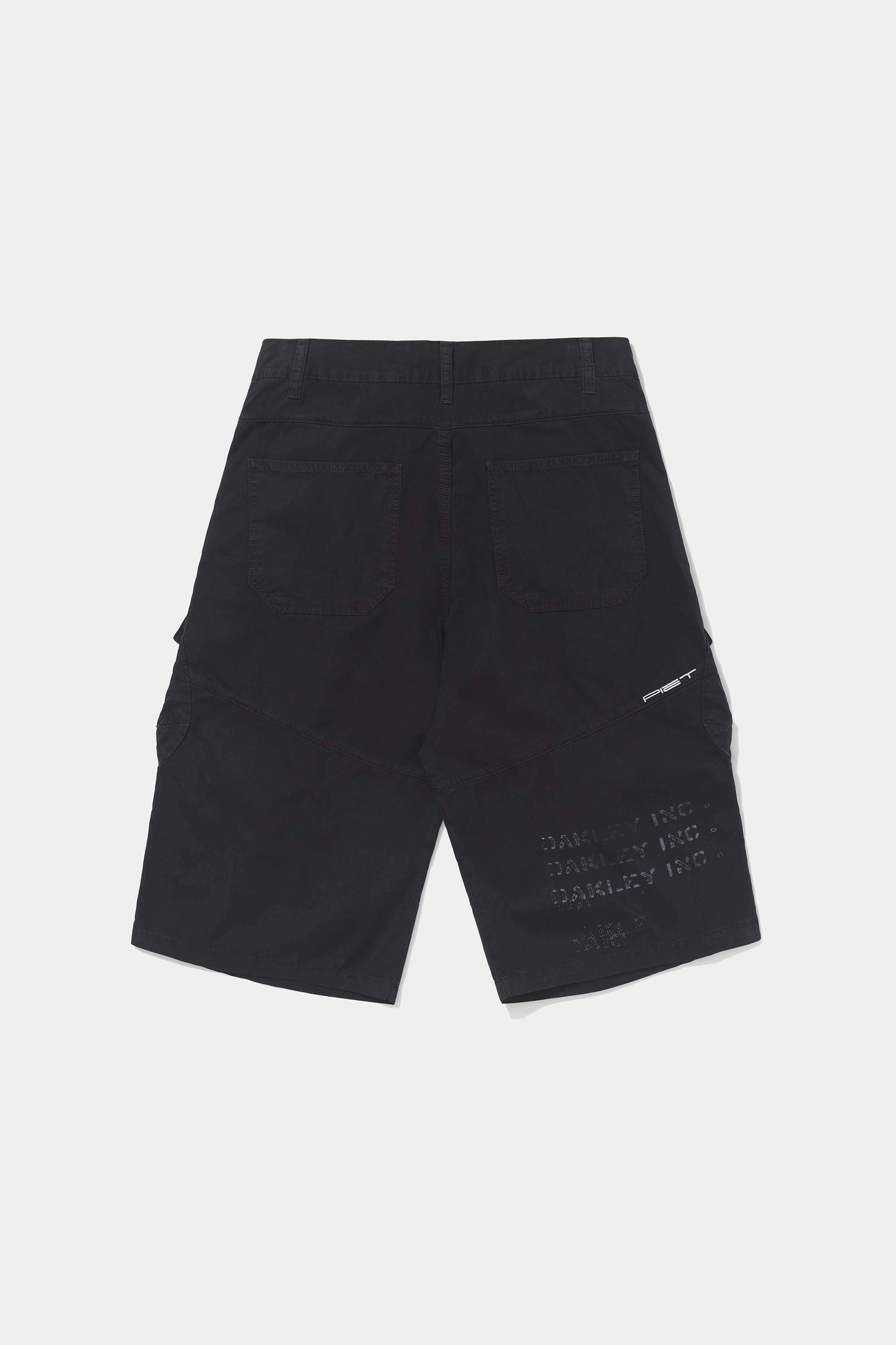 Shorts PIET x Oakley Oversized Vintage Black – Bermuda Cargo 100% Algodão - imagem 2