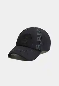 Boné PIET F.C. Emblem Cap Black – Design Monocromático e Vintage - imagem 1