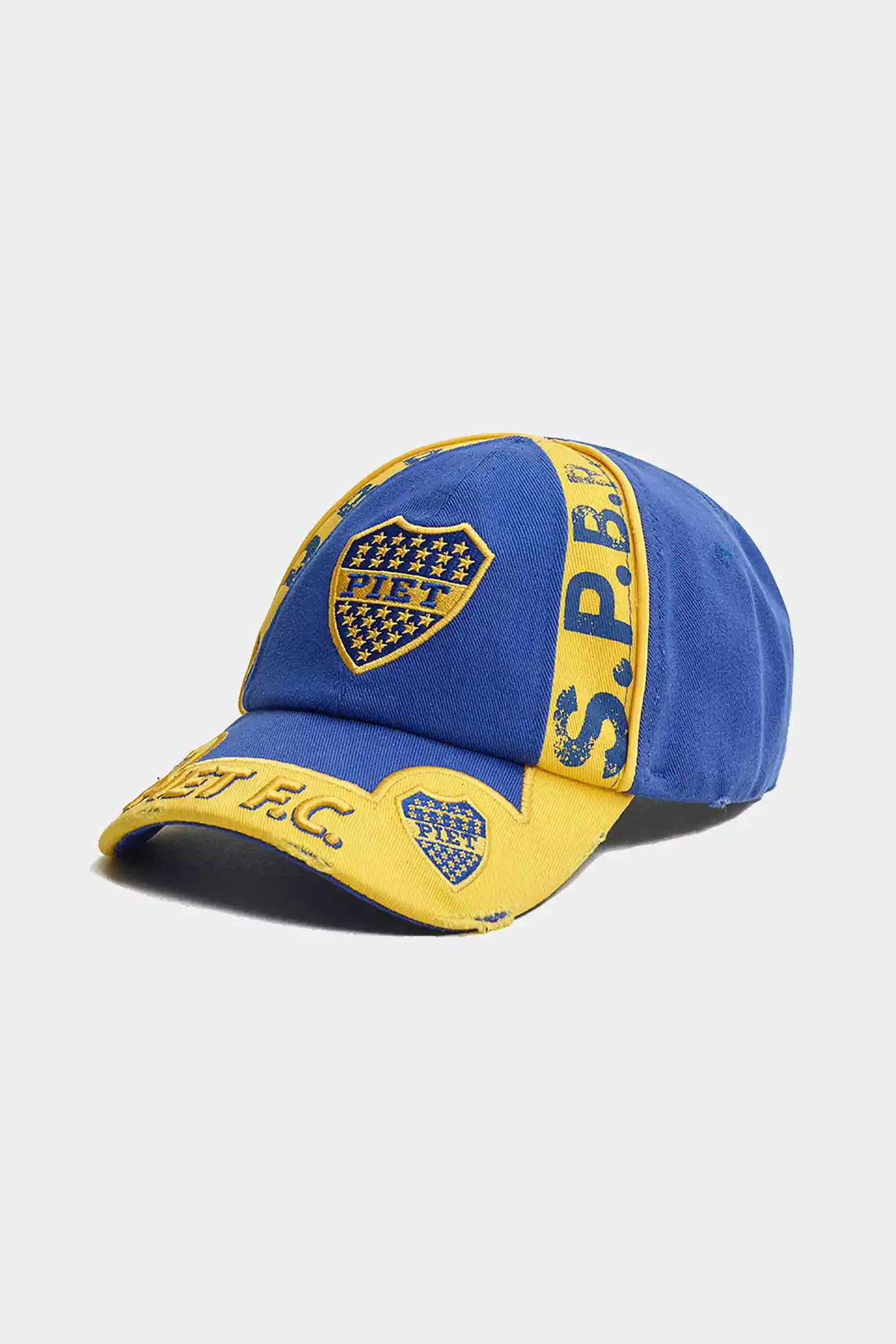 Boné PIET F.C. Emblem Cap Blue – Estilo Vintage Inspirado no Futebol - imagem 1