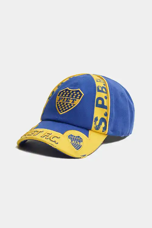 Bone PIET F.C. Emblem Cap (Blue)