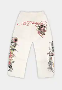 Calça Ed Hardy x Matuê Moletom Fortal Off White - imagem 2