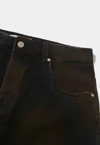 Calça PIET Layered Black Denim Trousers – Farmers League - imagem 4