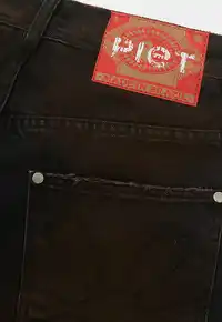 Calça PIET Layered Black Denim Trousers – Farmers League - imagem 3