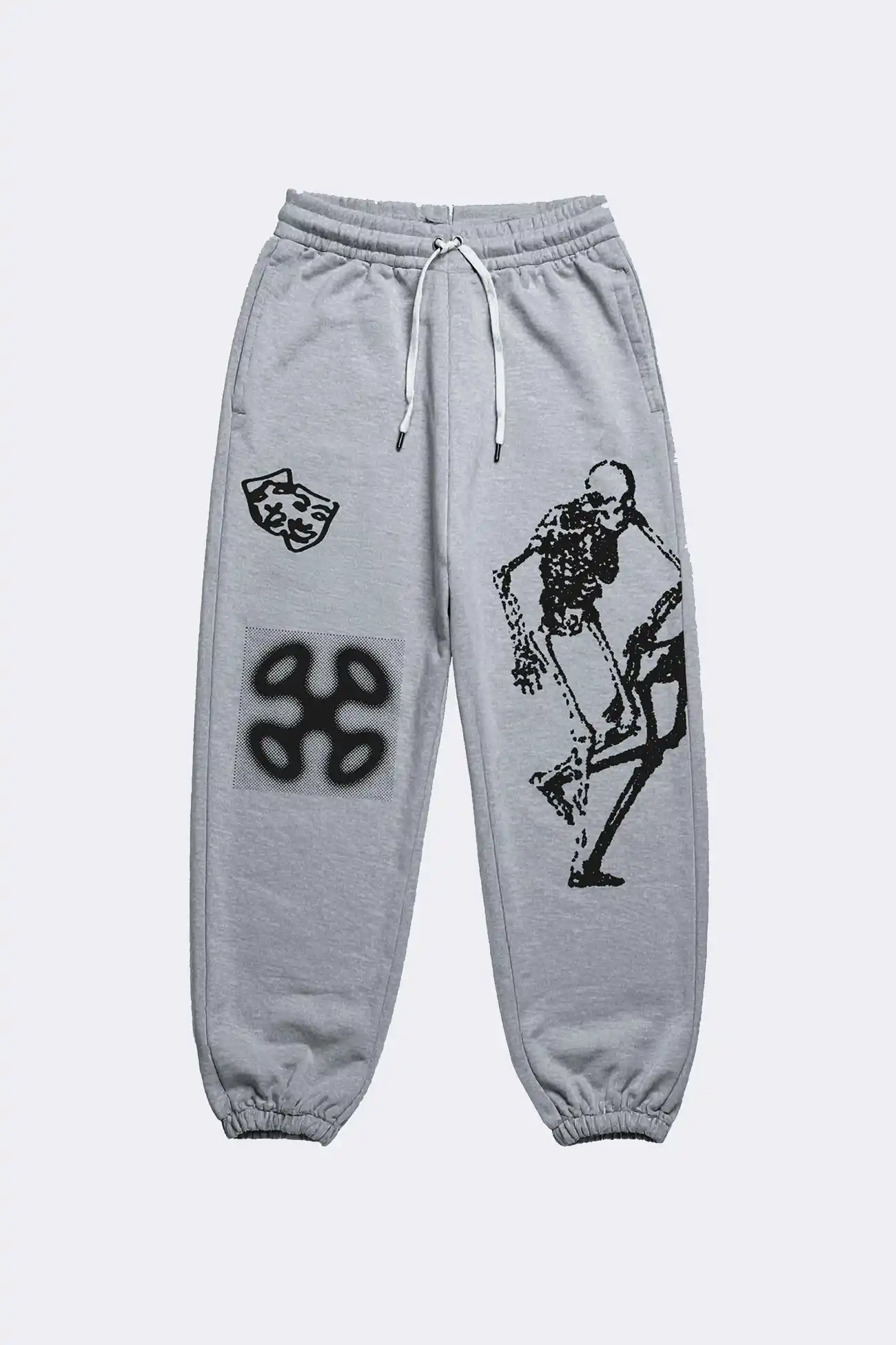 Calça Tumulto Moletom Mescla com Estampa Frontal - imagem 1