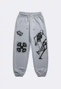 Calça Tumulto Moletom Mescla com Estampa Frontal - imagem 1