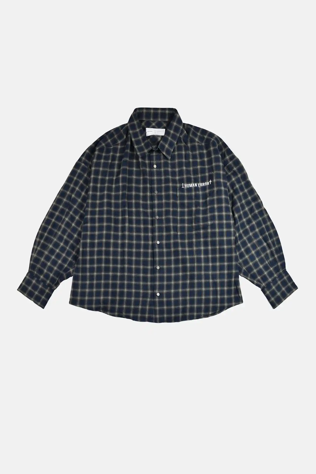 Camisa Oversized Xadrez Des Prezo 90s Grunge Flannel Algodão - imagem 1