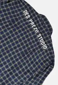 Camisa Oversized Xadrez Des Prezo 90s Grunge Flannel Algodão - imagem 3