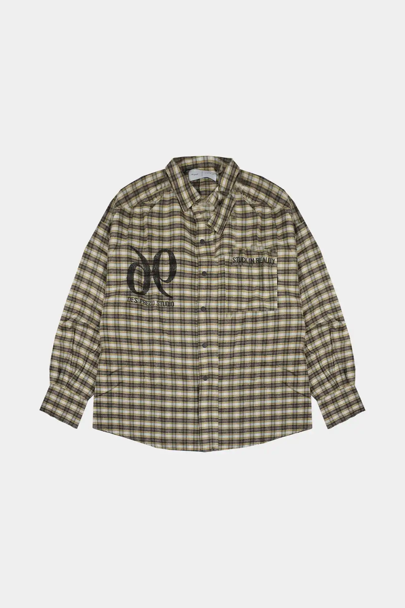 Camisa Des Prezo Stuck In Reality Flannel - imagem 1