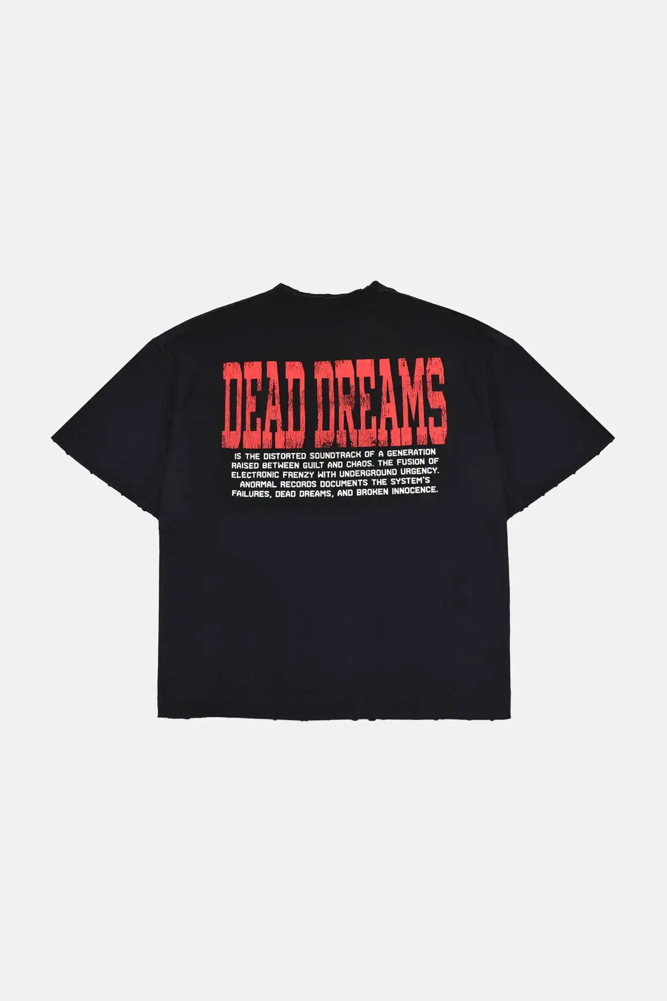 Camiseta Des Prezo Dead Raver Black Boxy Oversized Streetwear - imagem 2