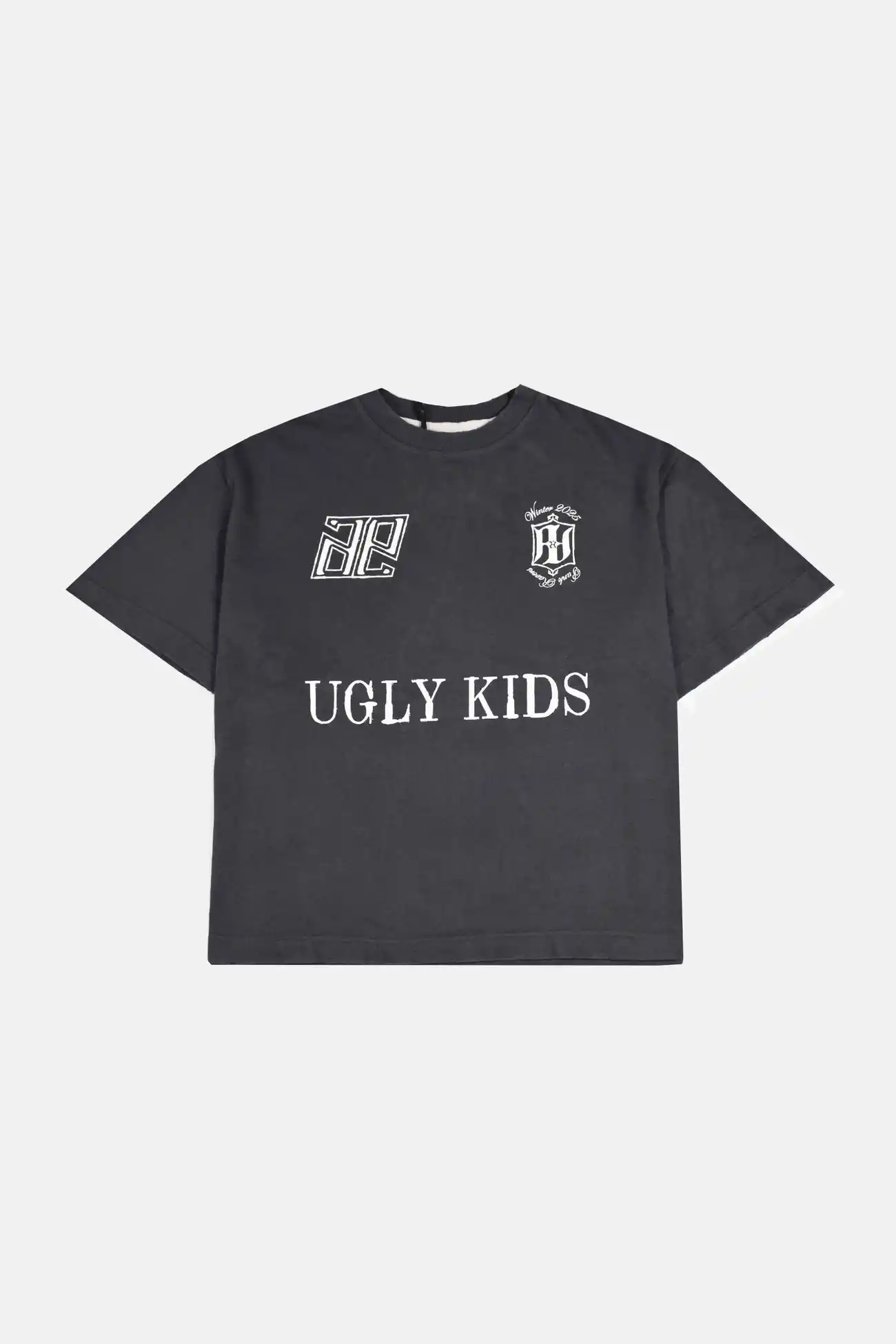 Camiseta Des Prezo Punk Ravers Ugly Kids Grey Boxy Streetwear - imagem 1