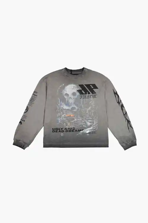 Camiseta Des Prezo Ugly Kids. Dead Dreams Longsleeve (Grey)