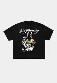 Camiseta Ed Hardy Mi Vida Loca Black | Hipnoise - imagem 1