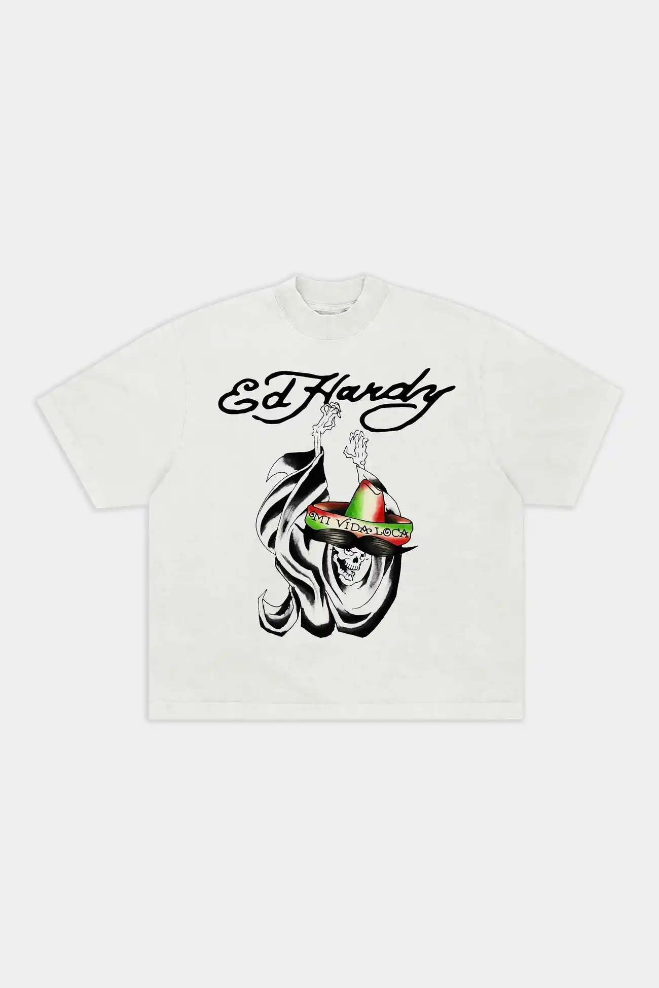 Camiseta Ed Hardy Mi Vida Loca White | Hipnoise - imagem 1