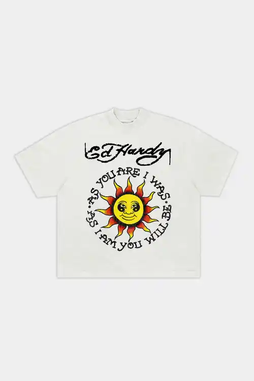 Camiseta Ed Hardy Suns Message (White)