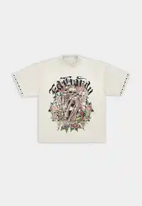 Camiseta Ed Hardy x Matuê Garden Of Bones Off White - imagem 1