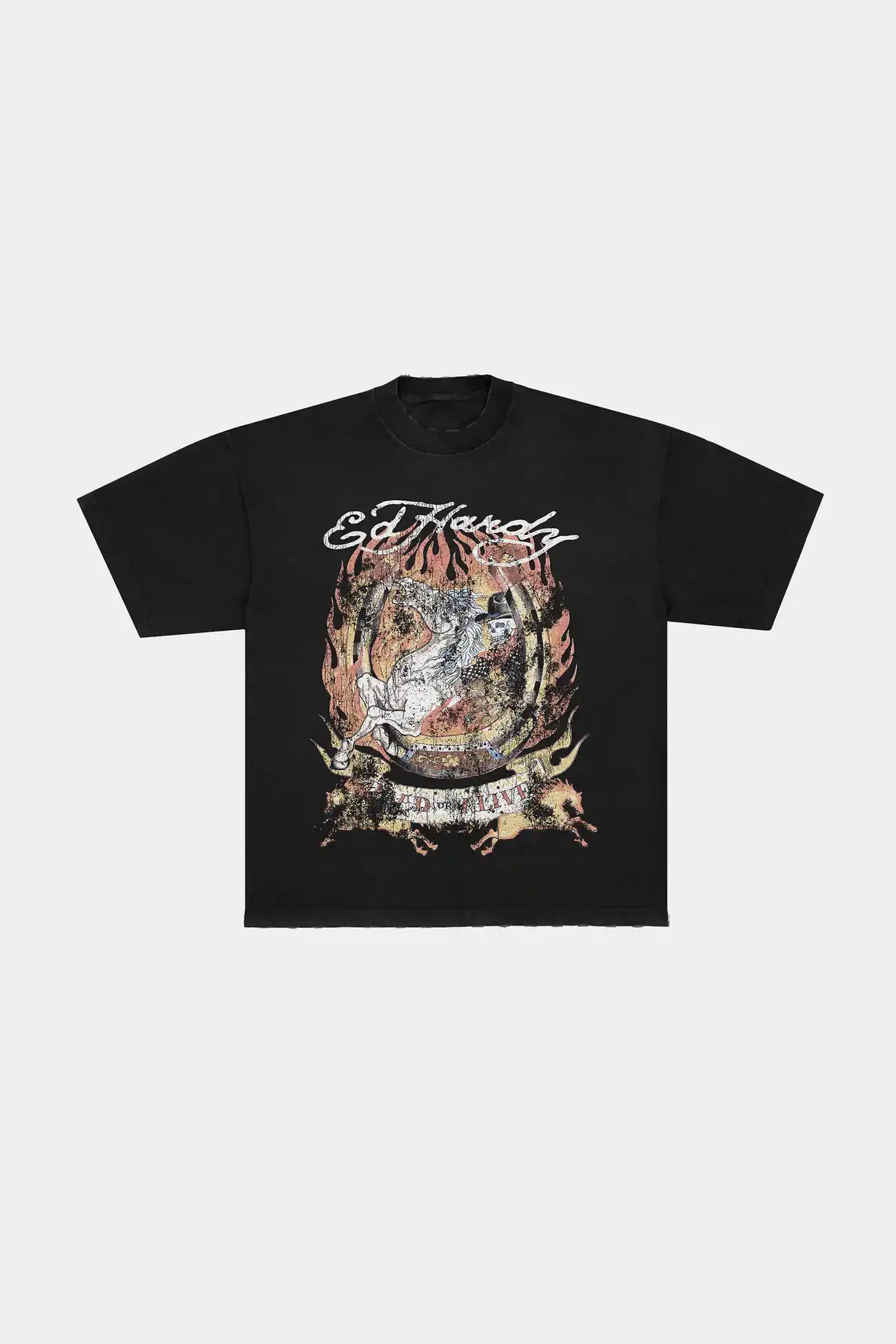 Camiseta Ed Hardy x Matuê Horse Black - imagem 1