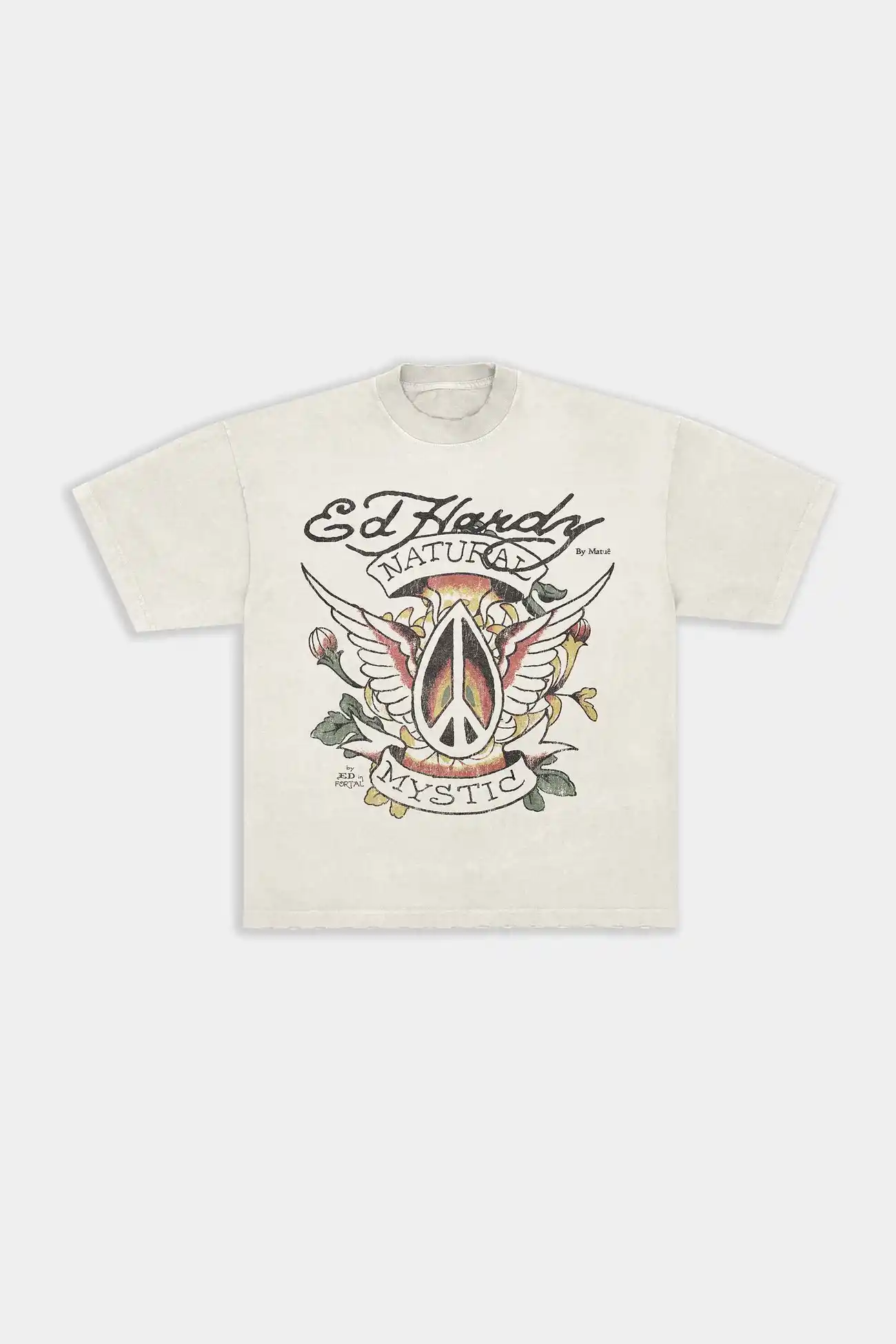 Camiseta Ed Hardy x Matuê Natural Mystic Off White - imagem 1