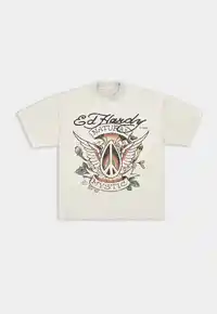 Camiseta Ed Hardy x Matuê Natural Mystic Off White - imagem 1
