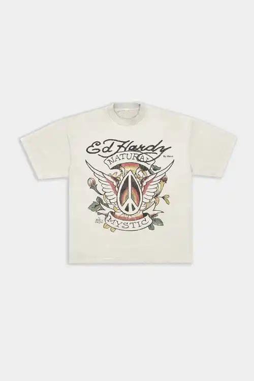 Camiseta Ed Hardy x Matuê Natural Mystic (Off White)