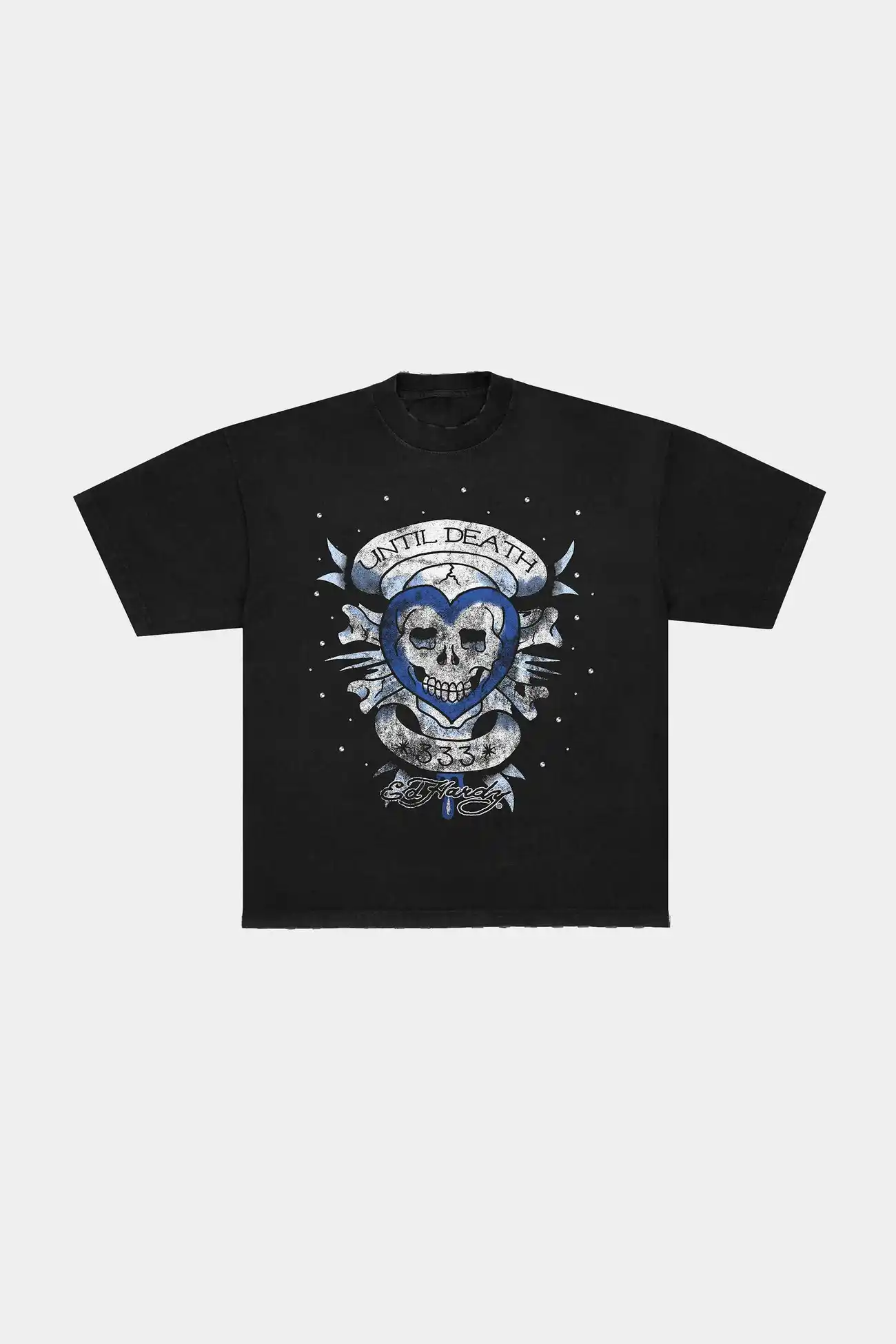 Camiseta Ed Hardy x Matuê Until Death Black - imagem 1