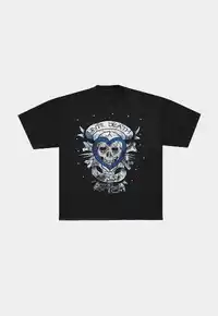 Camiseta Ed Hardy x Matuê Until Death Black - imagem 1