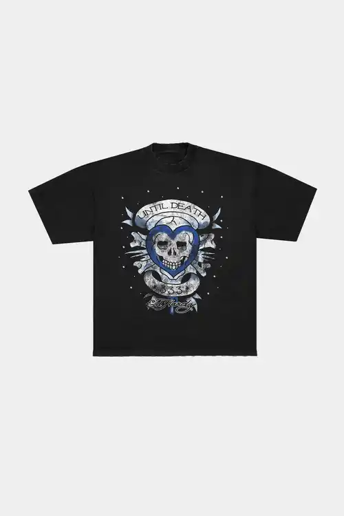 Camiseta Ed Hardy x Matuê Until Death (Black)