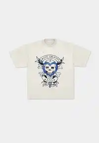 Camiseta Ed Hardy x Matuê Until Death Off White - imagem 1