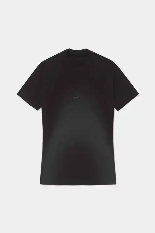 Camiseta Down Jacquards Boxy Chandelier Black Bordado Premium 295G