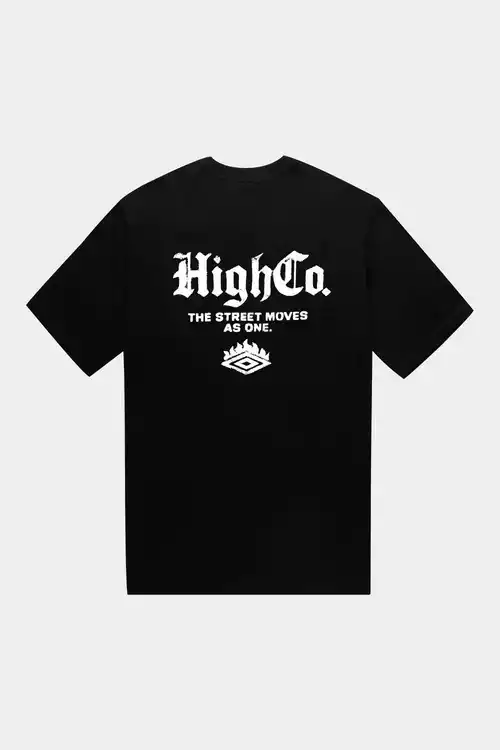 Camiseta HIGH X Umbro Street Unit (Black)