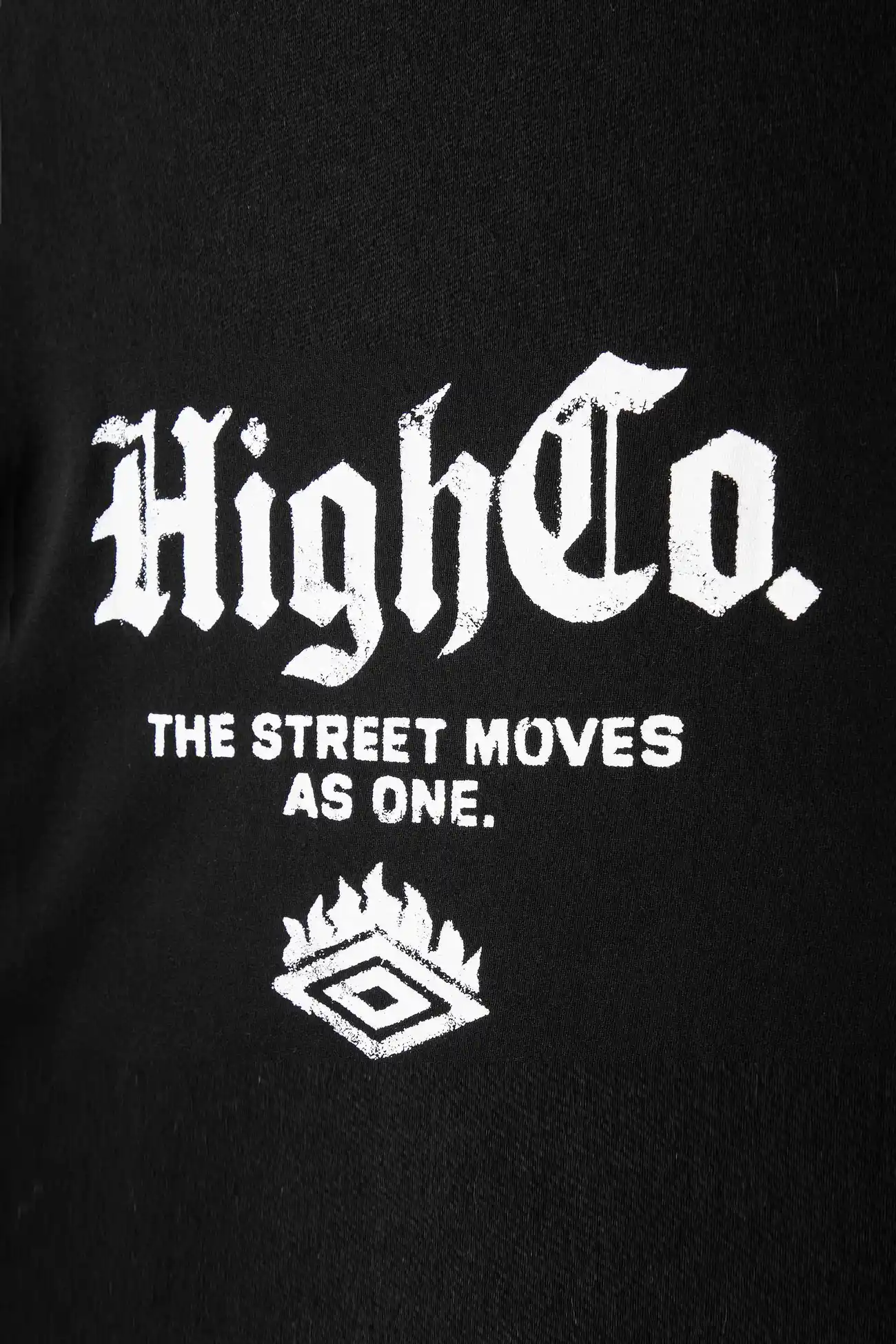 Camiseta HIGH x Umbro Street Unit Black - imagem 4