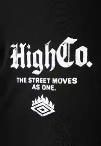 Camiseta HIGH x Umbro Street Unit Black - imagem 4