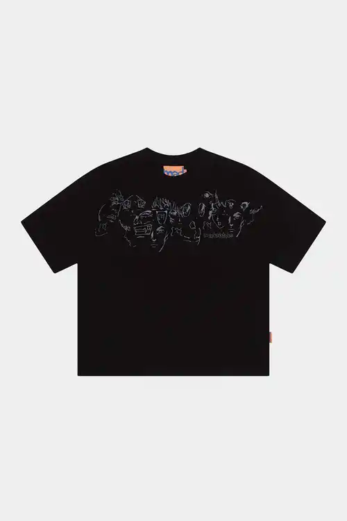 Camiseta Mad Enlatados Rascunho (Black)
