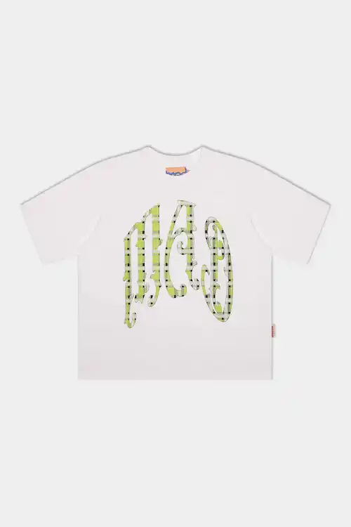 Camiseta Mad Enlatados Xadrez Verde (Off White)