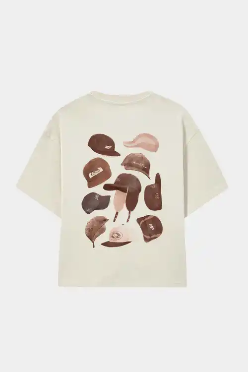 Camiseta Midas Touch Caps (Off White)